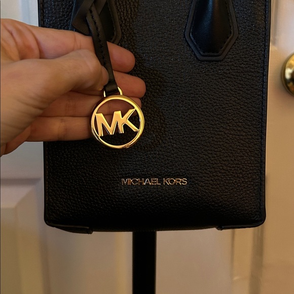 Michael Kors Black Mini Bag with Gold Accents. Vintage/Y2K Style. - Picture 5 of 15